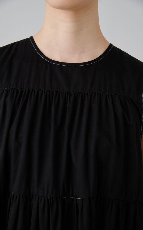 【reADdress】ノースリーブティアードワンピース