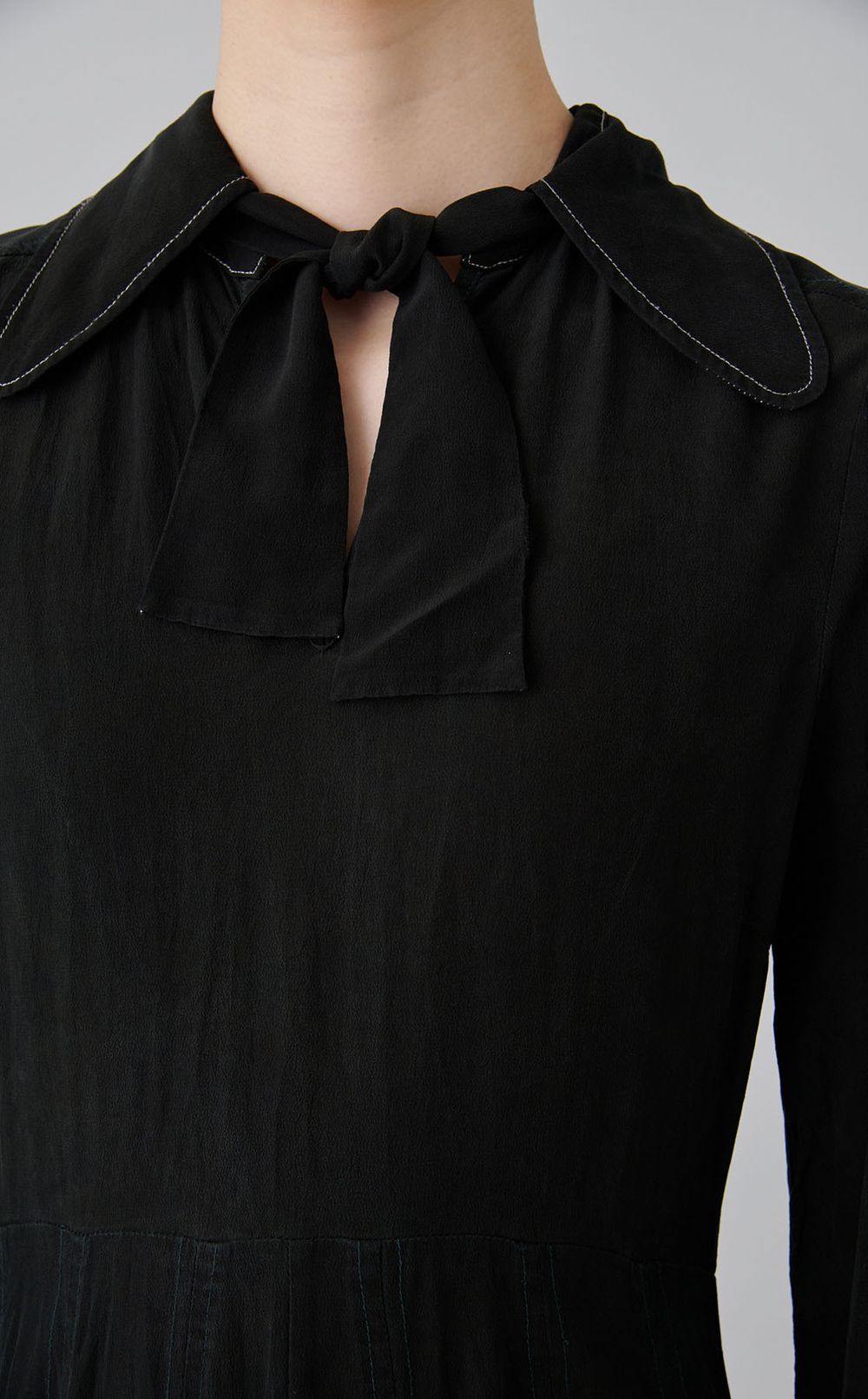 【reADdress】スキッパーロングワンピース