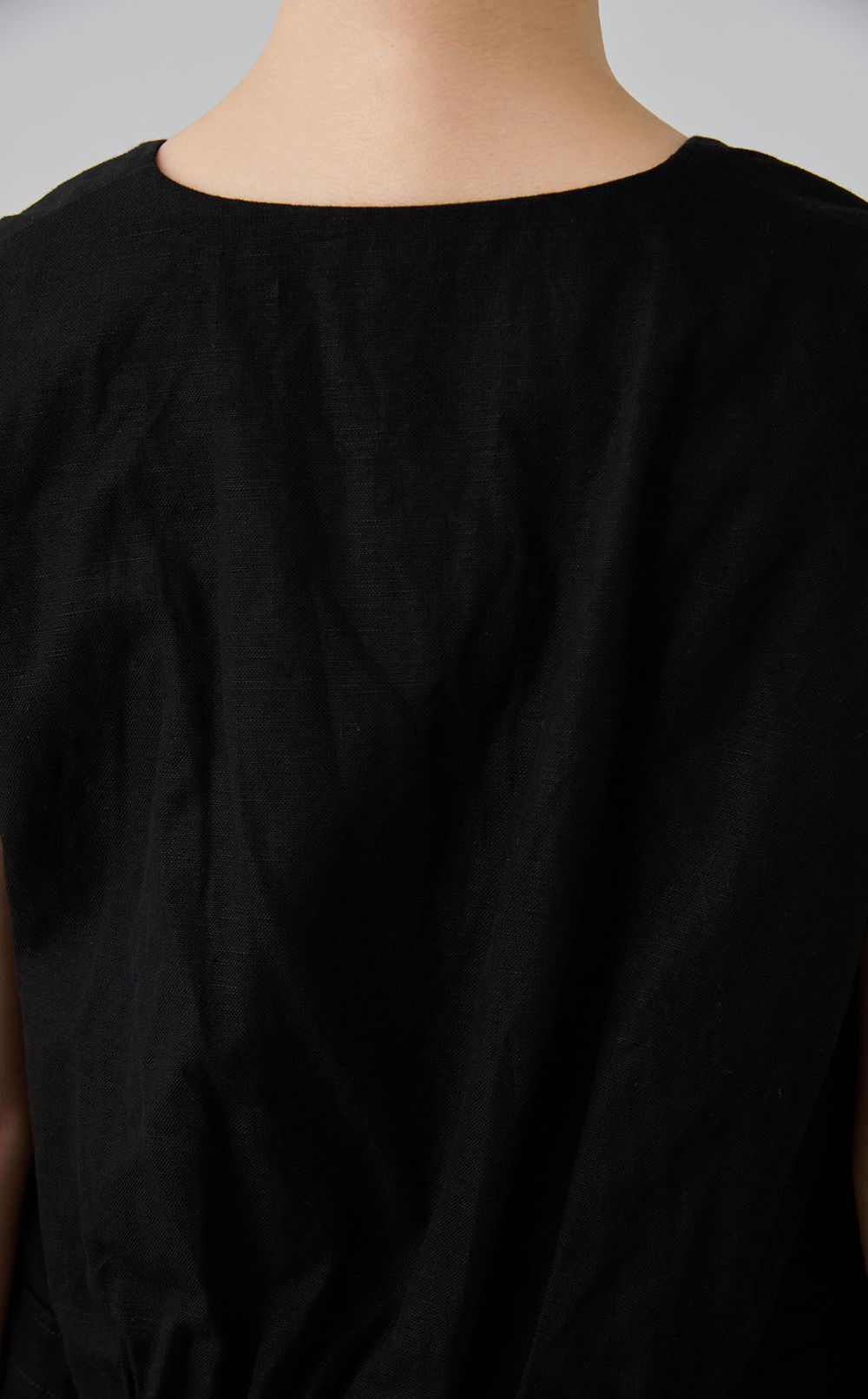 【reADdress】コットンリネンノースリーブワンピース