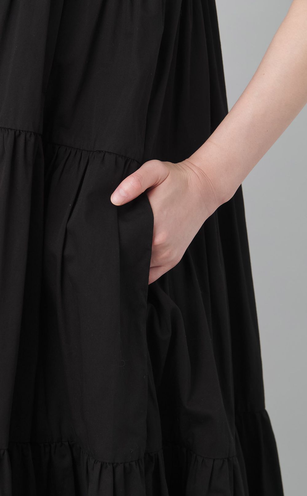 【reADdress】ノースリーブティアードワンピース