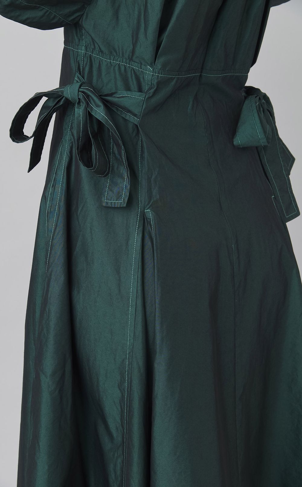 【reADdress】コットンポプリンショートスリーブドレス