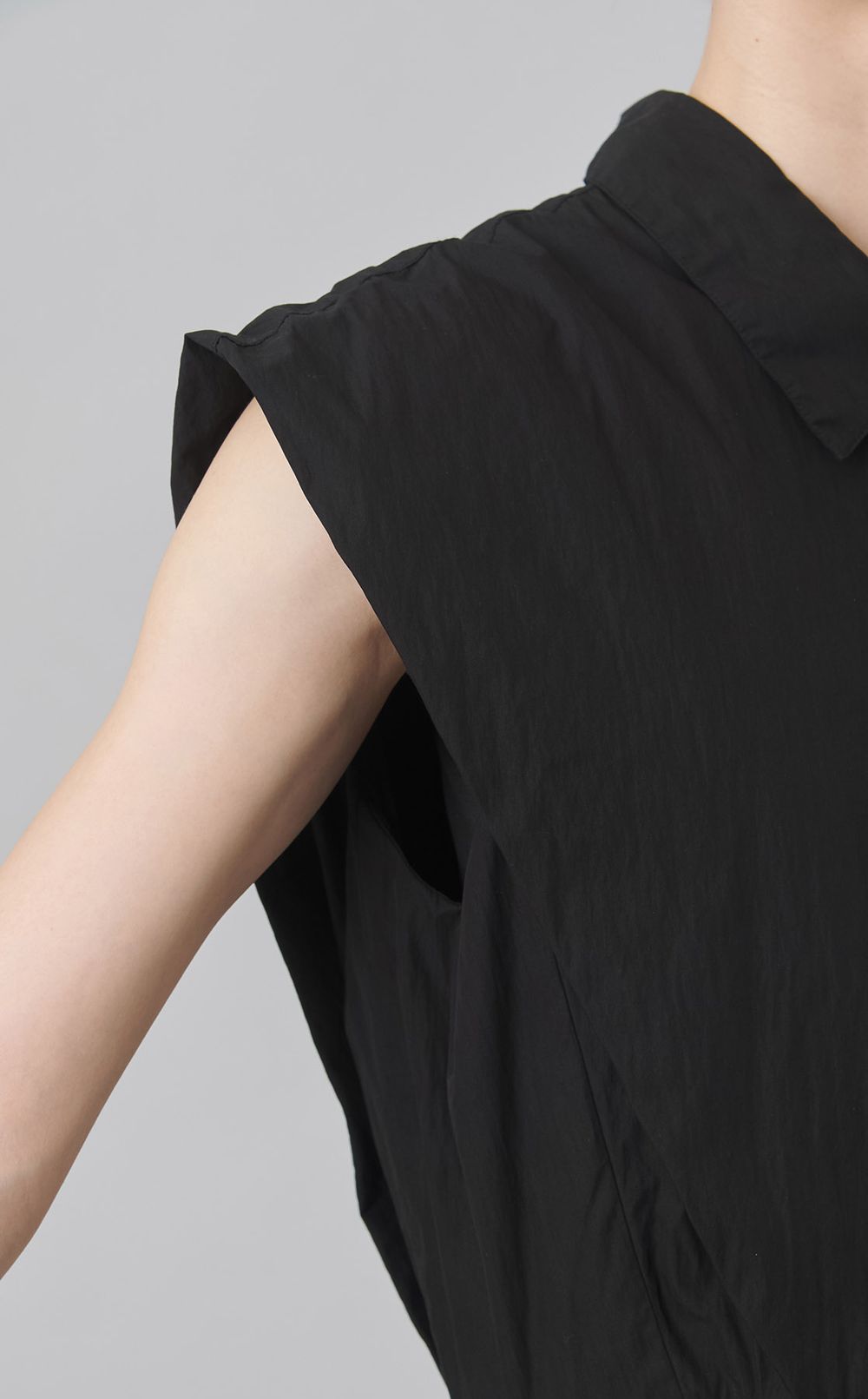 【reADdress】ビッグフレンチスリーブシャツワンピース