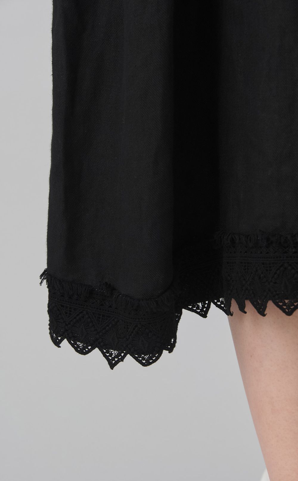 【reADdress】フレンチスリーブリネンワンピース