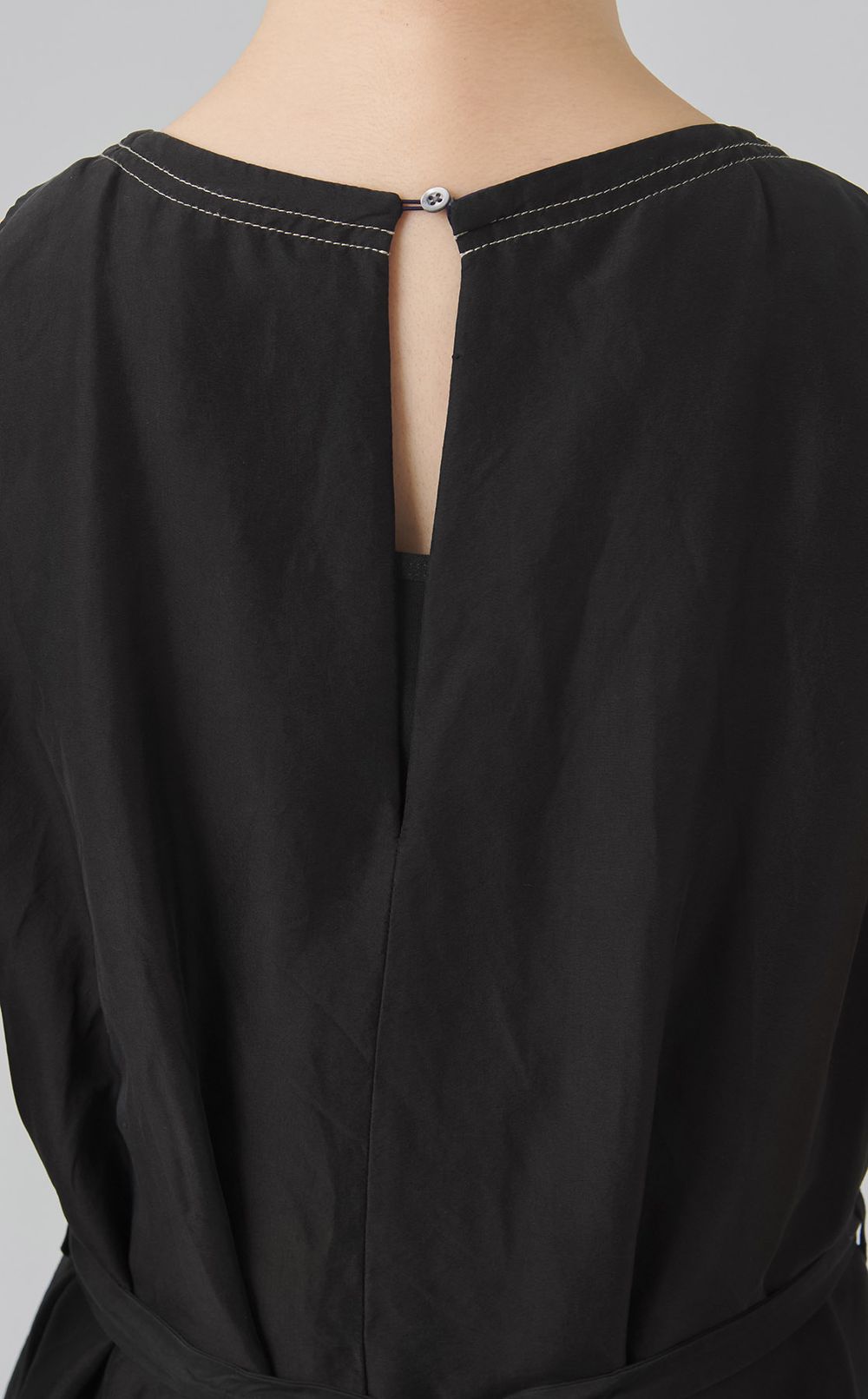 【reADdress】ノースリーブギャザーワンピース