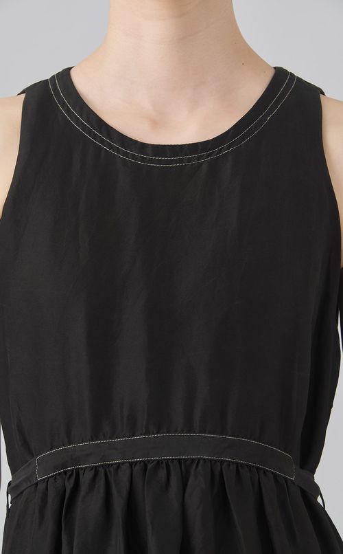 【reADdress】ノースリーブギャザーワンピース