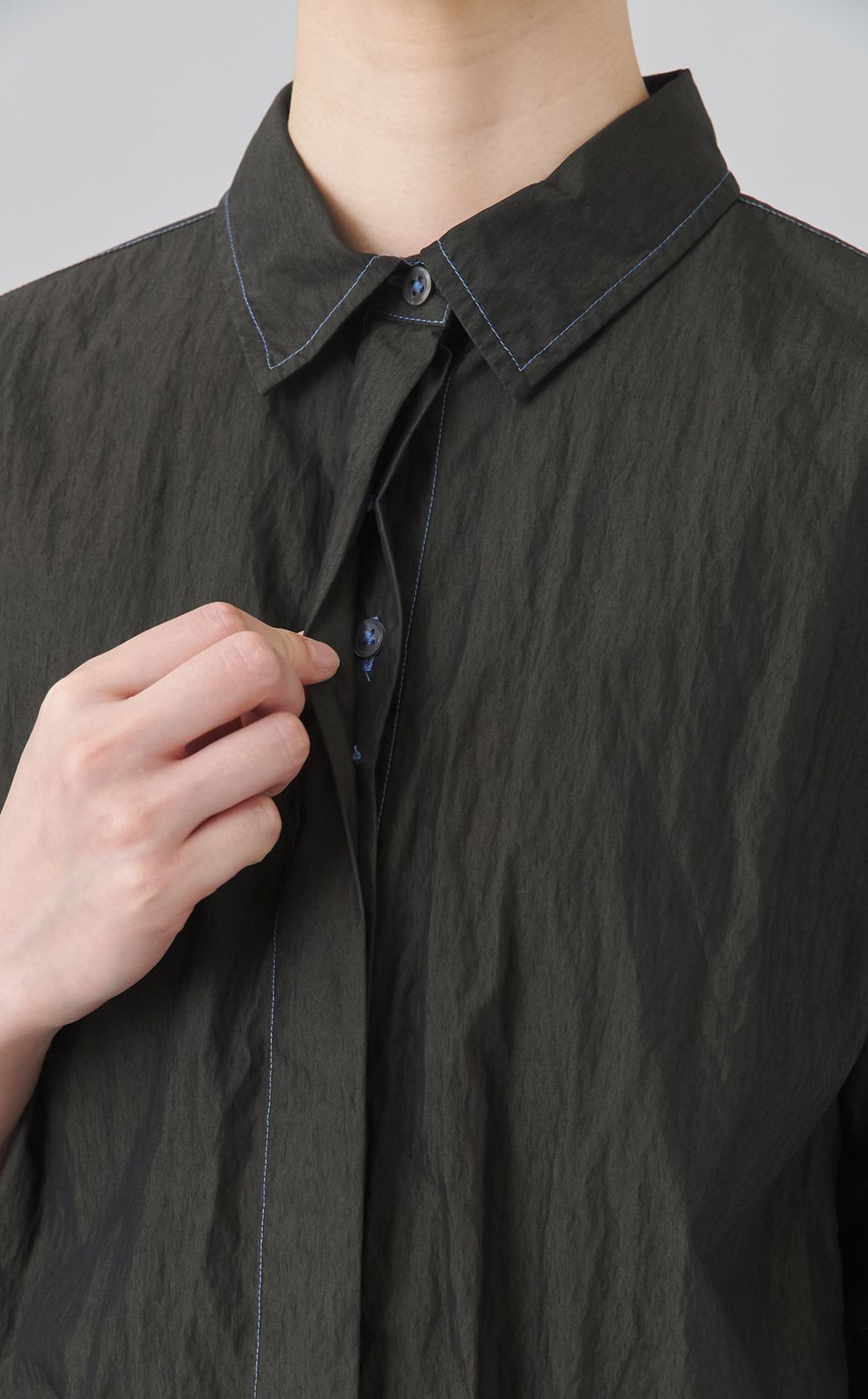 【reADdress】フロントフライシャツ