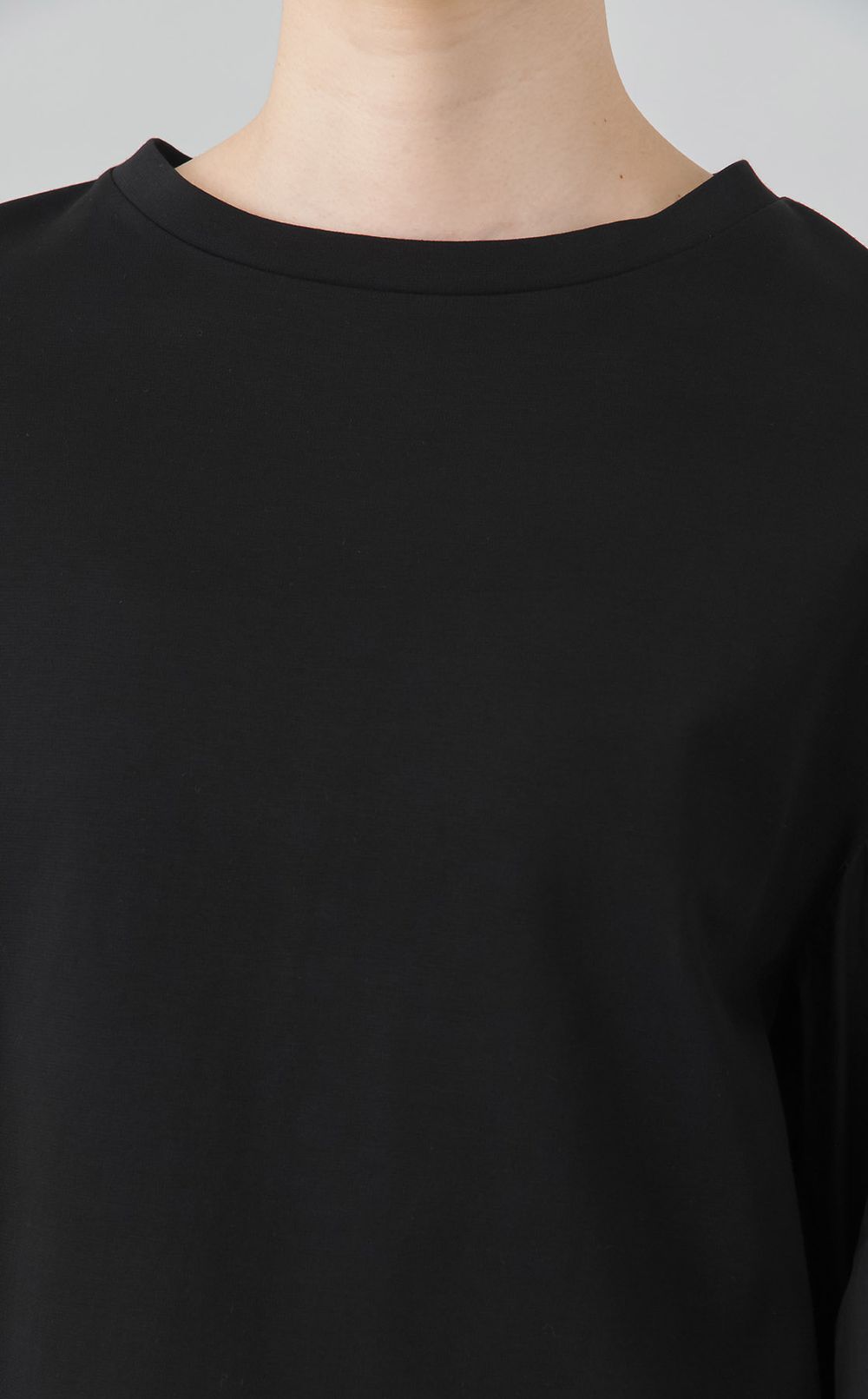 【reADdress】パフスリーブコンビカットソー