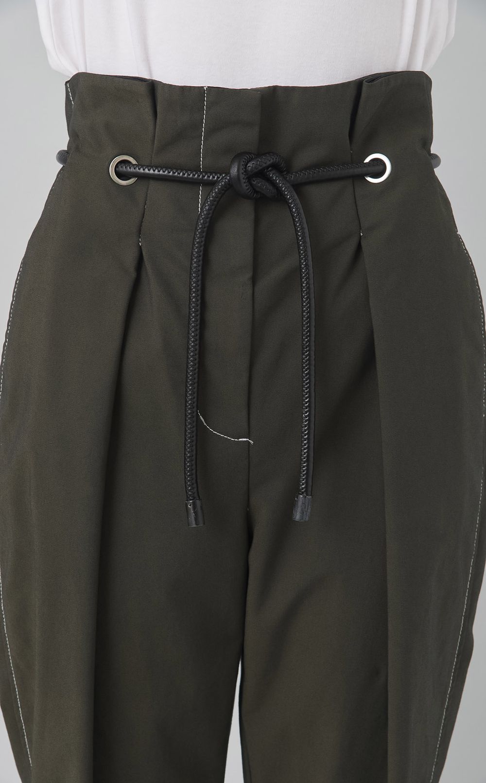 【reADdress】ベルト付テーパードパンツ