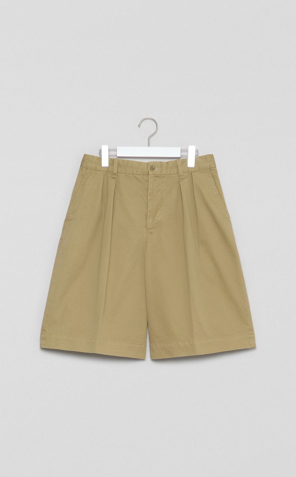 《手洗い可》コットンプリーツチノショーツ