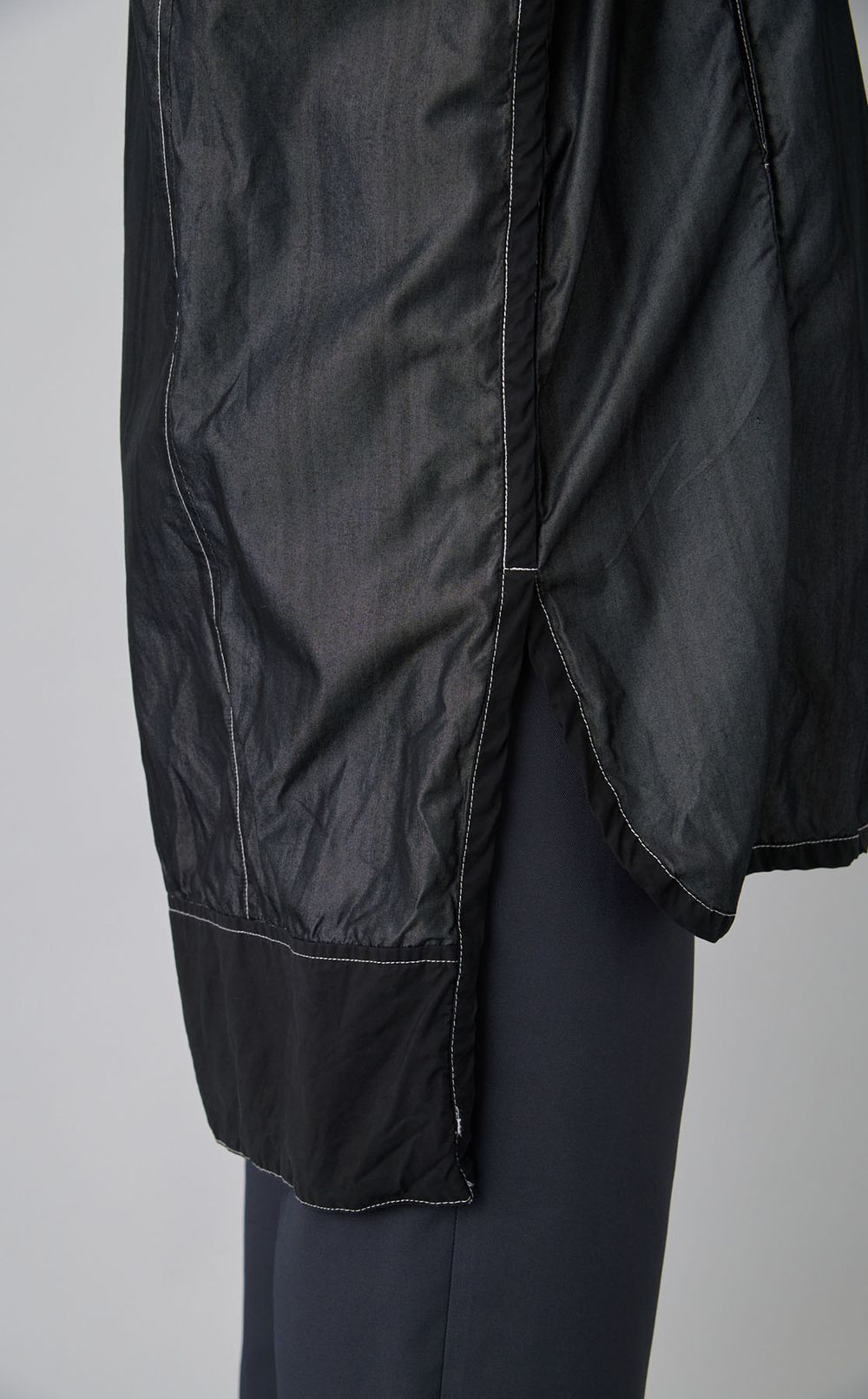 【reADdress】ストライプロングシャツブラウス