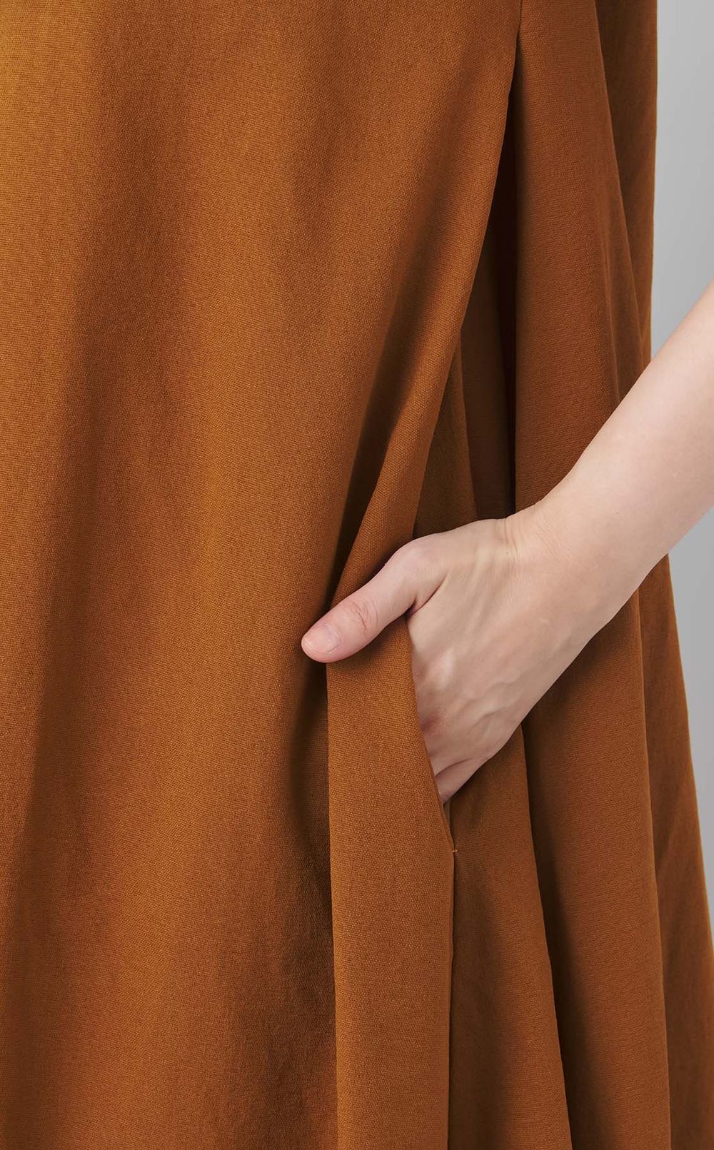 【reADdress】ベルト付ロングジレワンピース