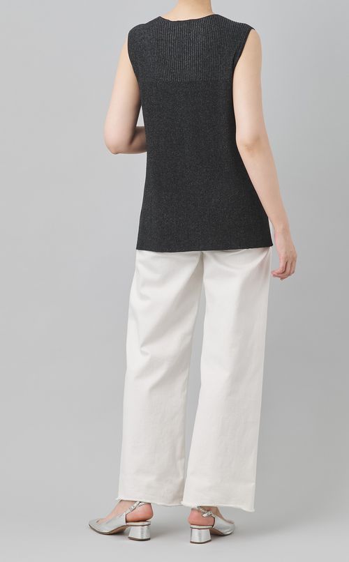 【reADdress】ノースリーブニットプルオーバー