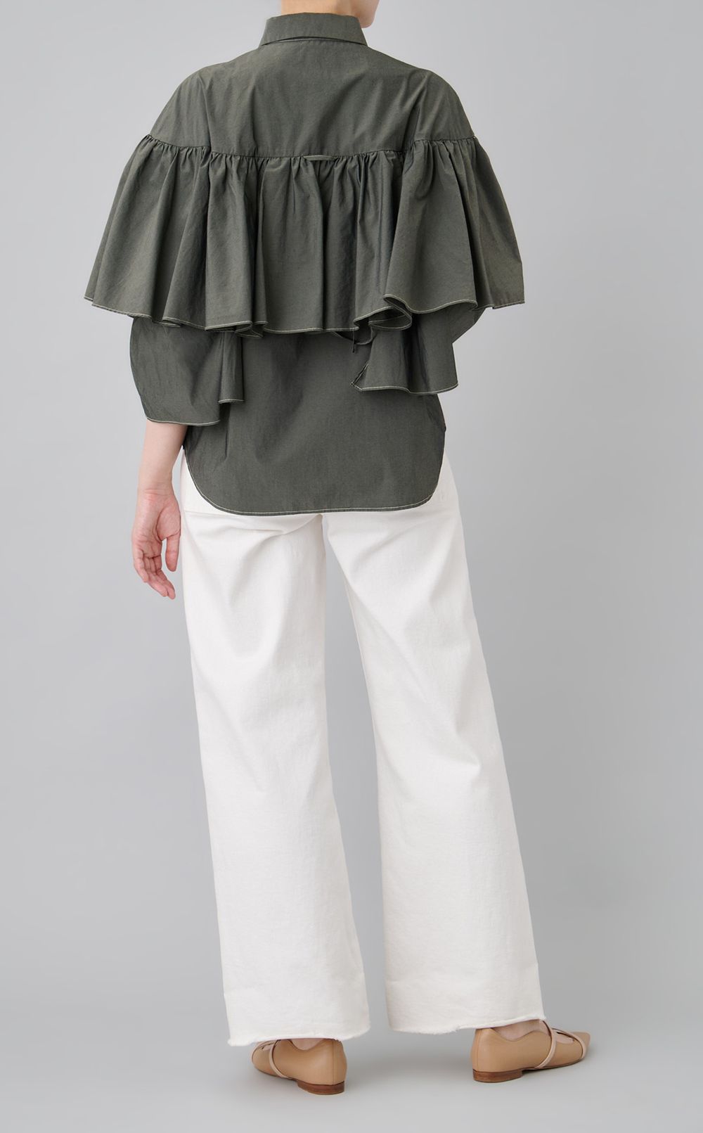 【reADdress】ギャザーフレアスリーブブラウス