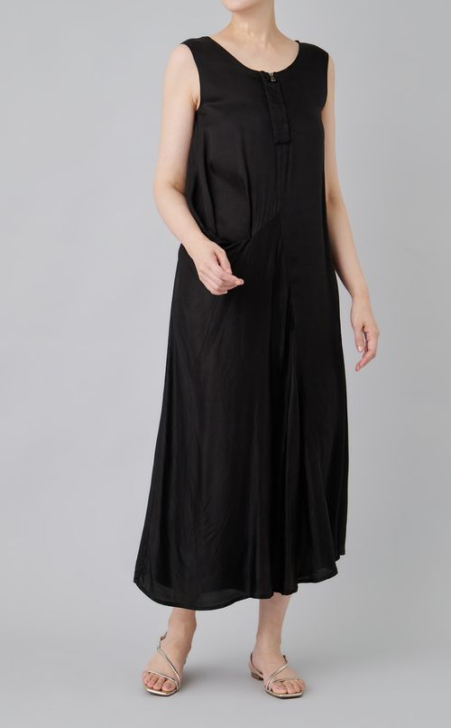 【reADdress】アシンメトリーノースリーブワンピース