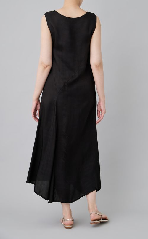 【reADdress】アシンメトリーノースリーブワンピース