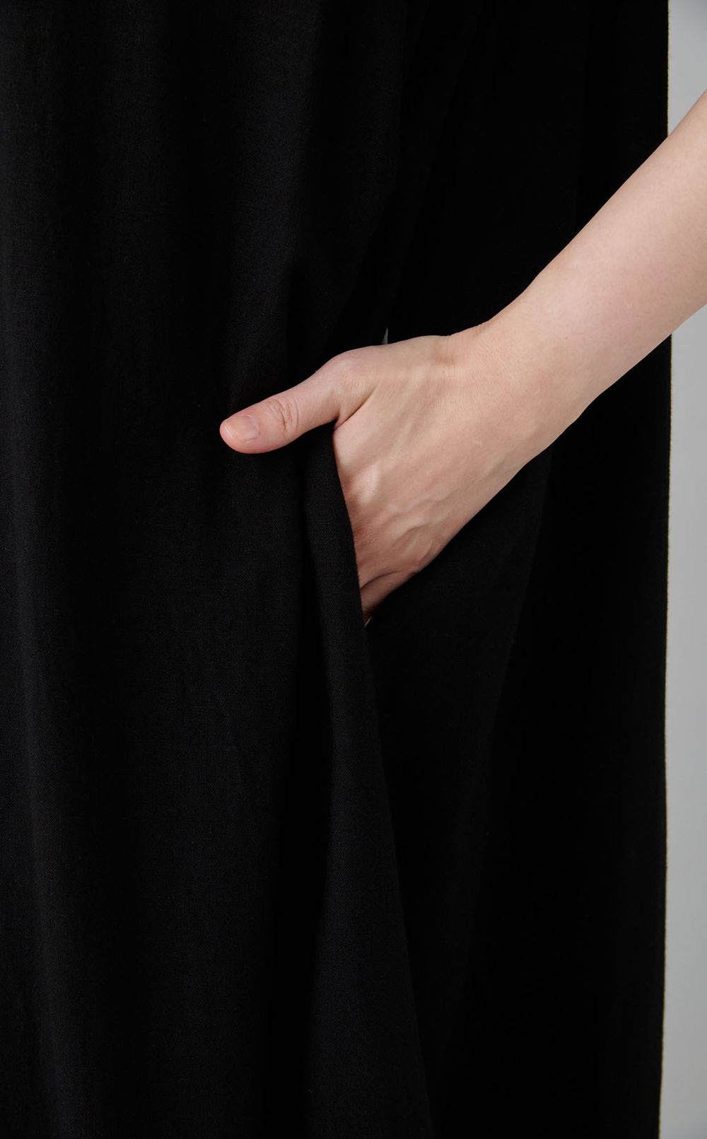 【reADdress】リネン混ペイズリータックワンピース