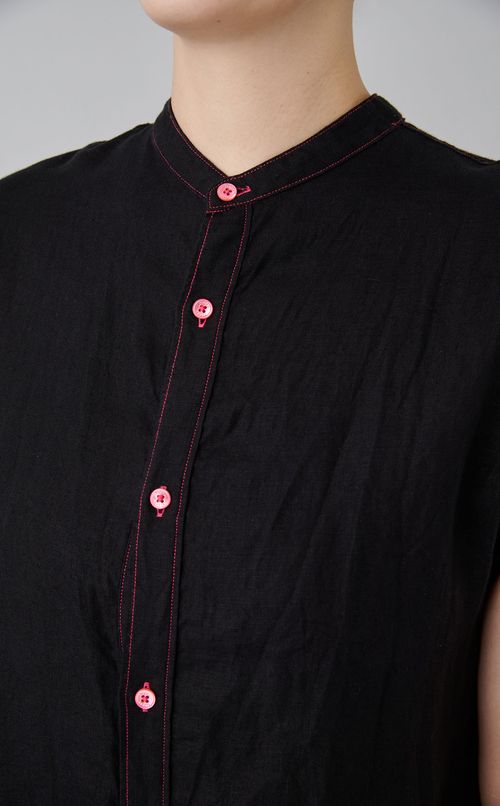 【reADdress】リネンフレンチスリーブワンピース