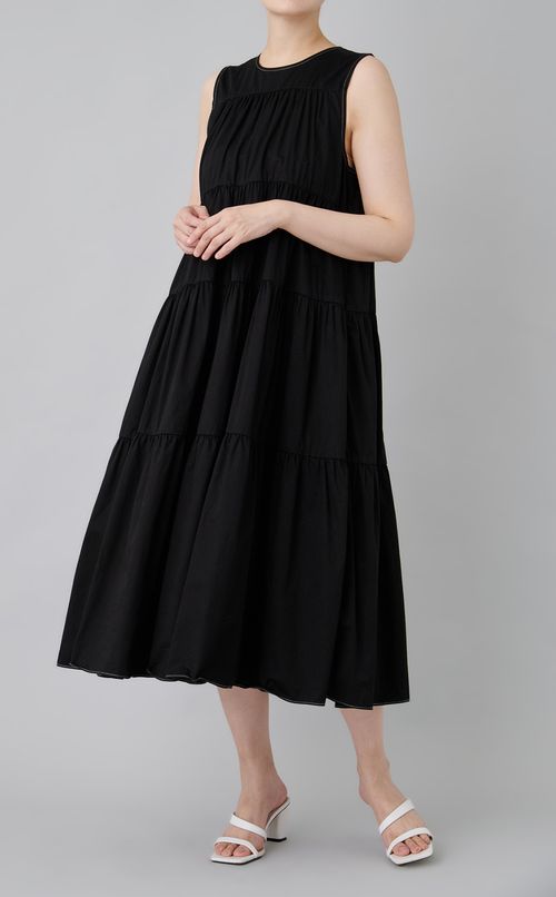 【reADdress】ノースリーブティアードワンピース