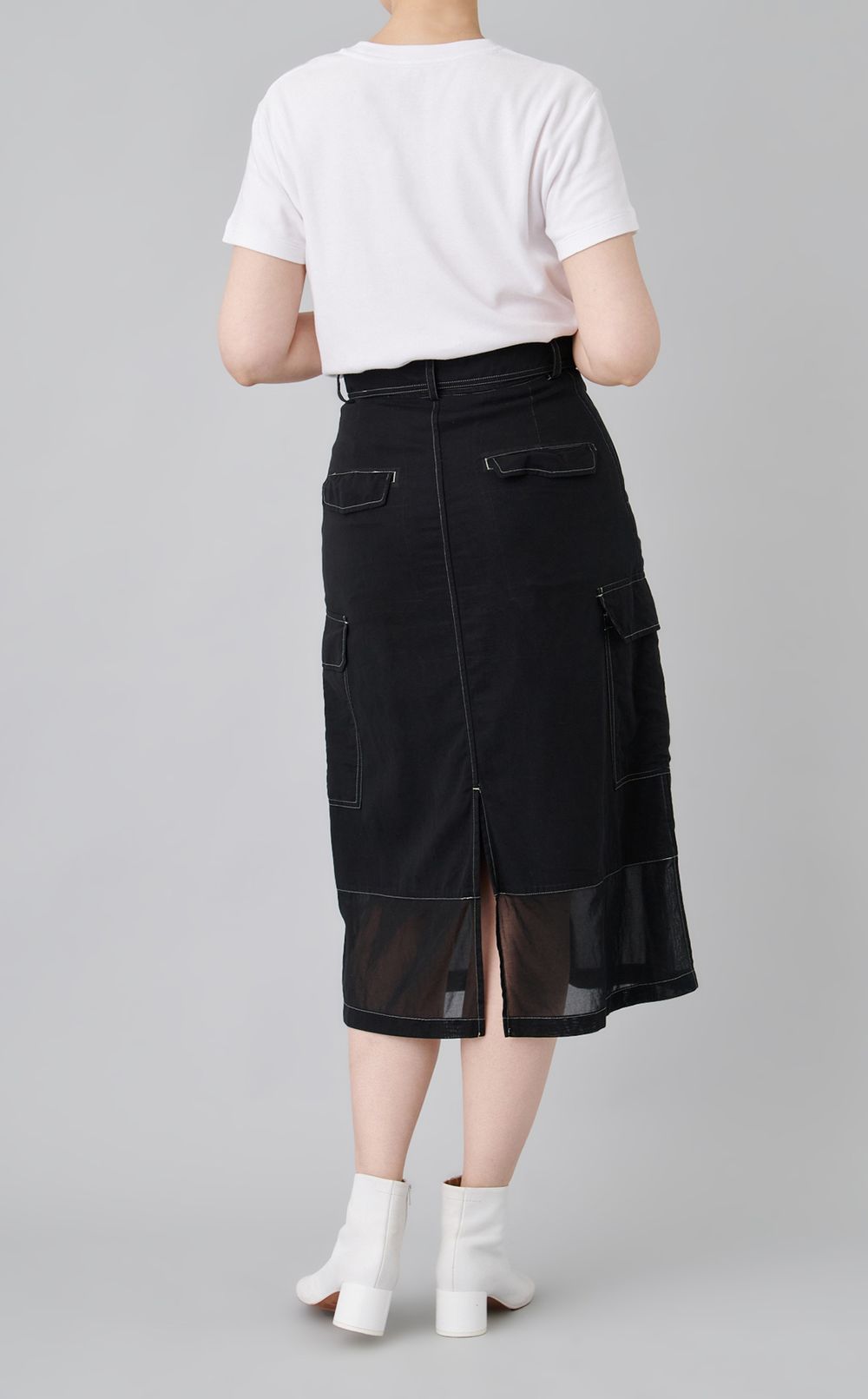 【reADdress】シアーレイヤードミリタリースカート