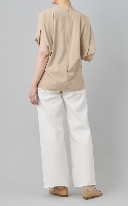 タイプライタードレープブラウス