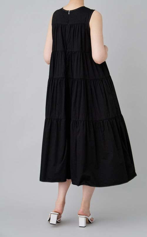 【reADdress】ノースリーブティアードワンピース