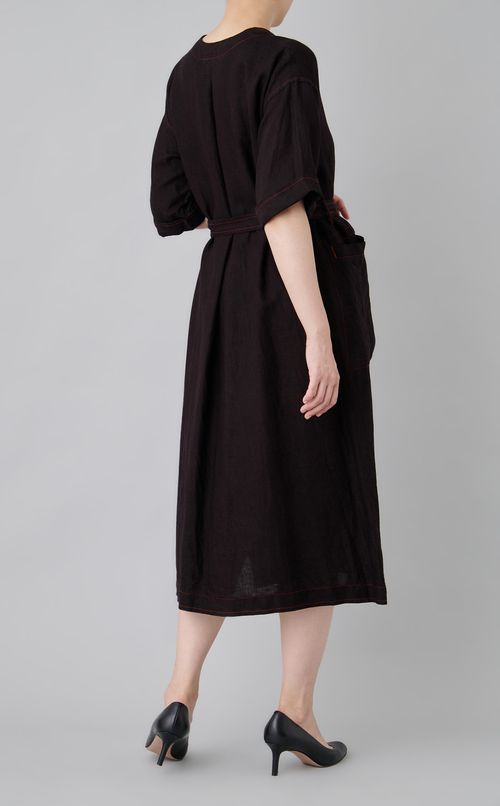 【reADdress】リネンAラインワンピース