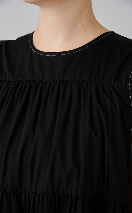 【reADdress】ノースリーブティアードワンピース