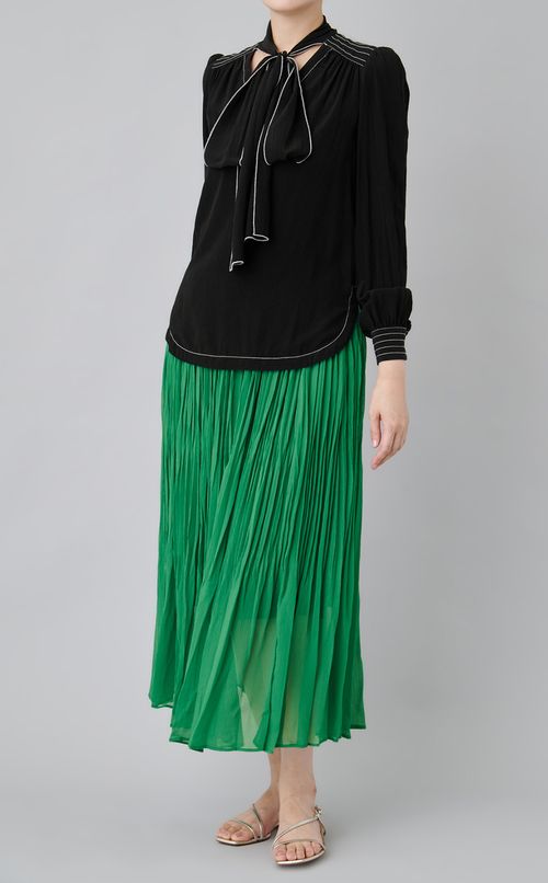 【reADdress】シルクボウタイブラウス