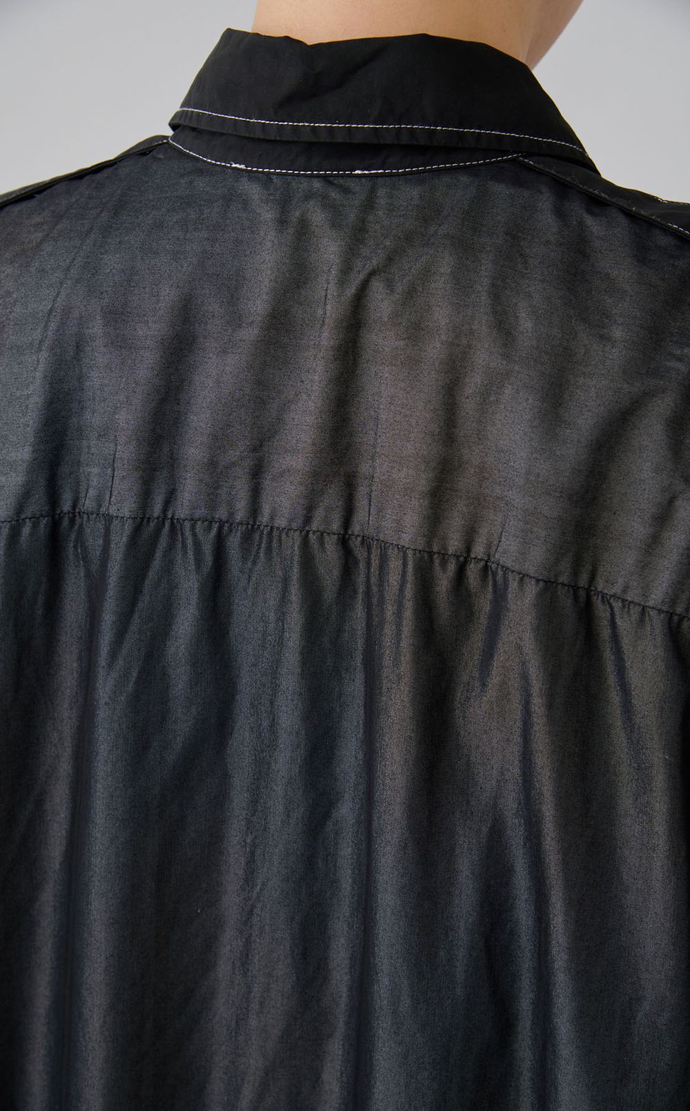 【reADdress】ストライプロングシャツブラウス