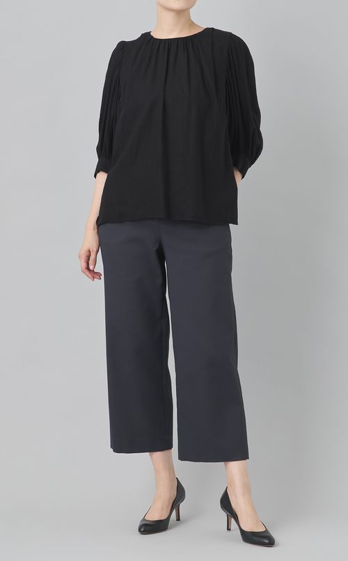 【reADdress】リネンストレッチブラウス