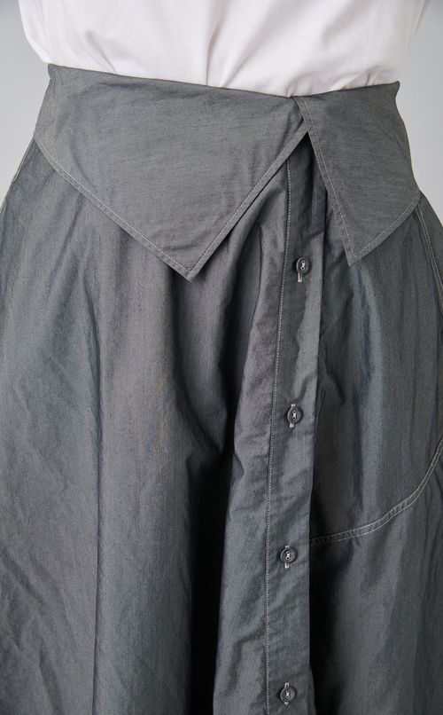 【reADdress】コットンポプリンミディスカート