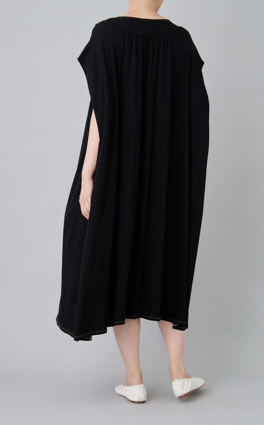 【reADdress】フレンチスリーブギャザーワンピース