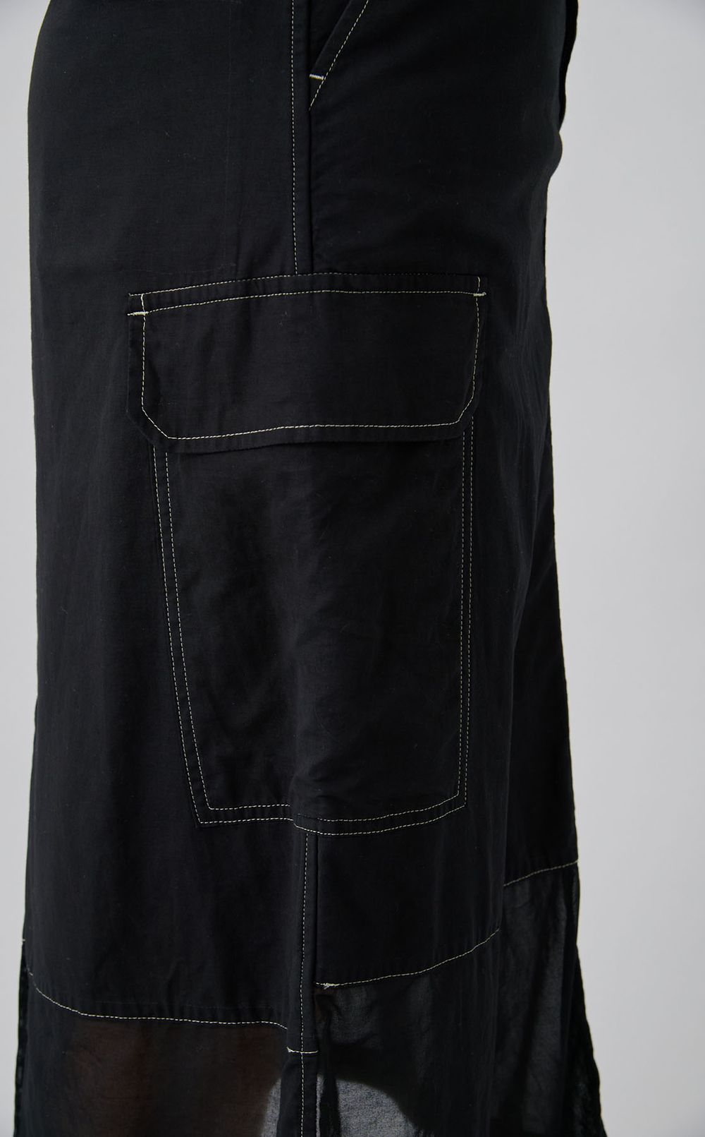 【reADdress】シアーレイヤードミリタリースカート