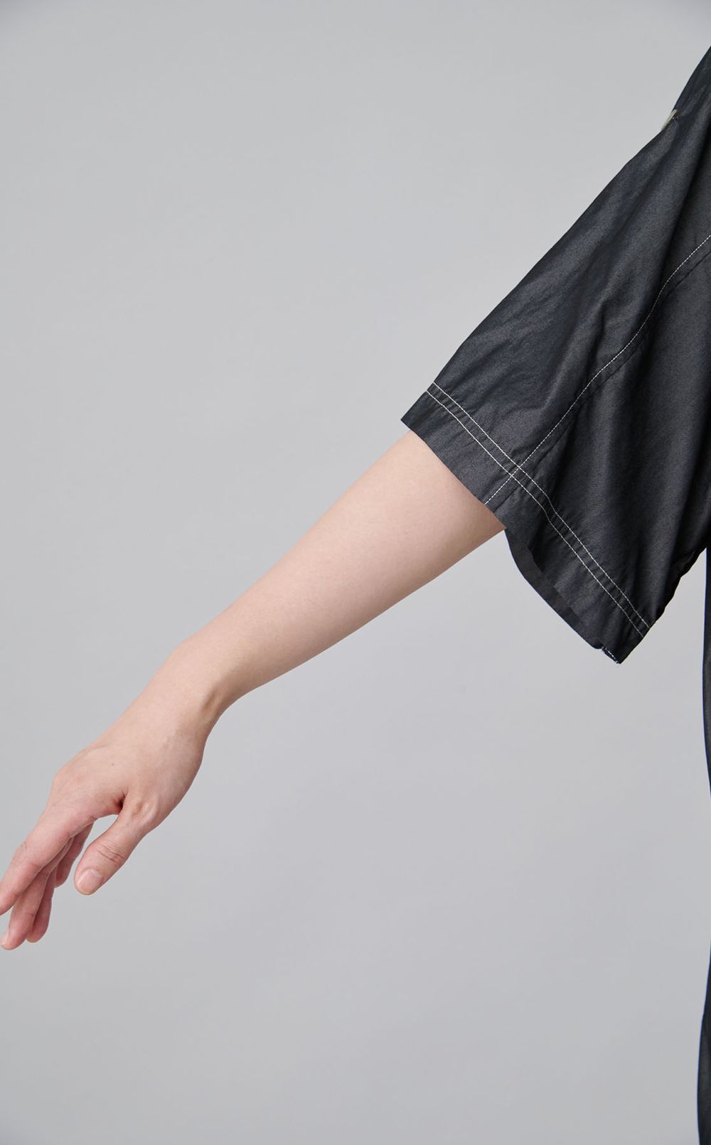 【reADdress】ストライプロングシャツブラウス