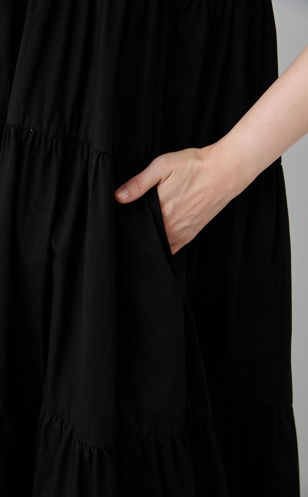 【reADdress】ノースリーブティアードワンピース