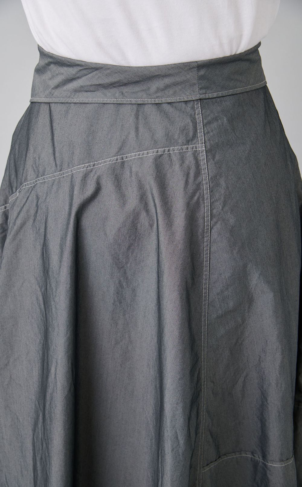 【reADdress】コットンポプリンミディスカート