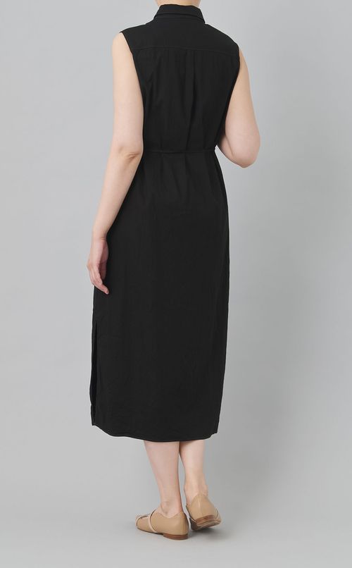 【reADdress】ノースリーブシャツワンピース