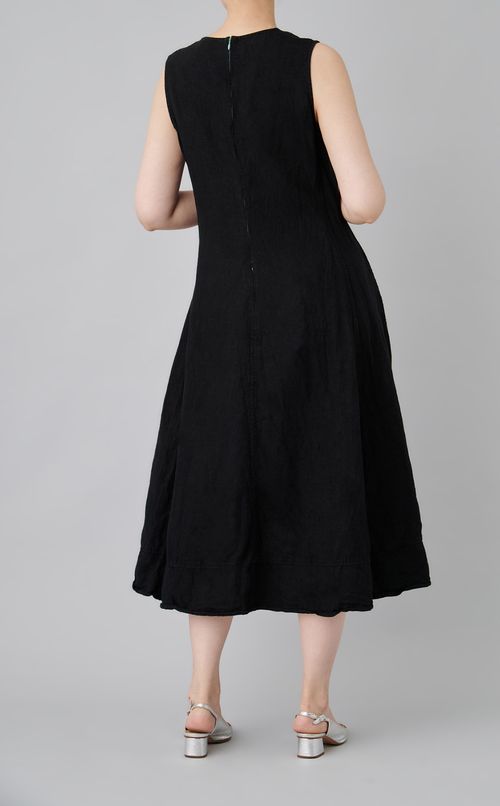 【reADdress】Vネックリネンノースリーブワンピース