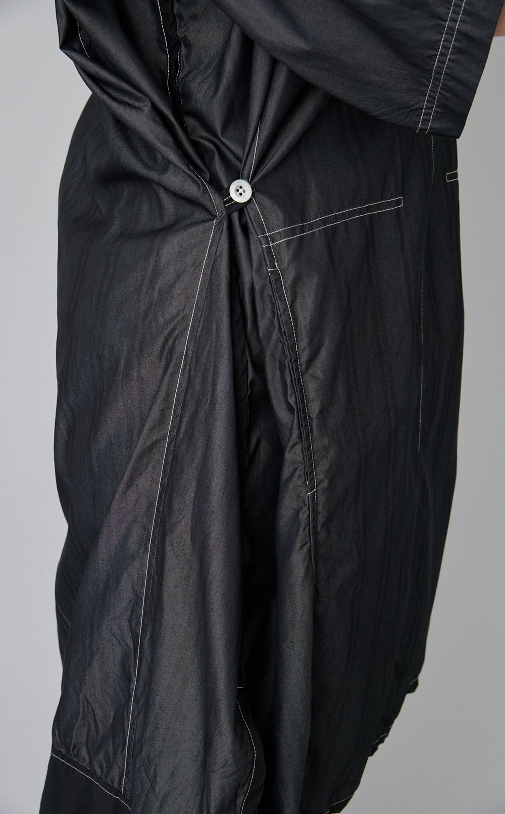 【reADdress】ストライプロングシャツブラウス