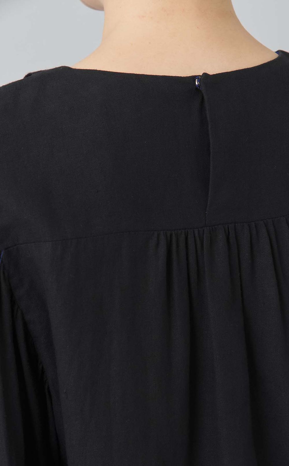 【reADdress】リネンストレッチブラウス