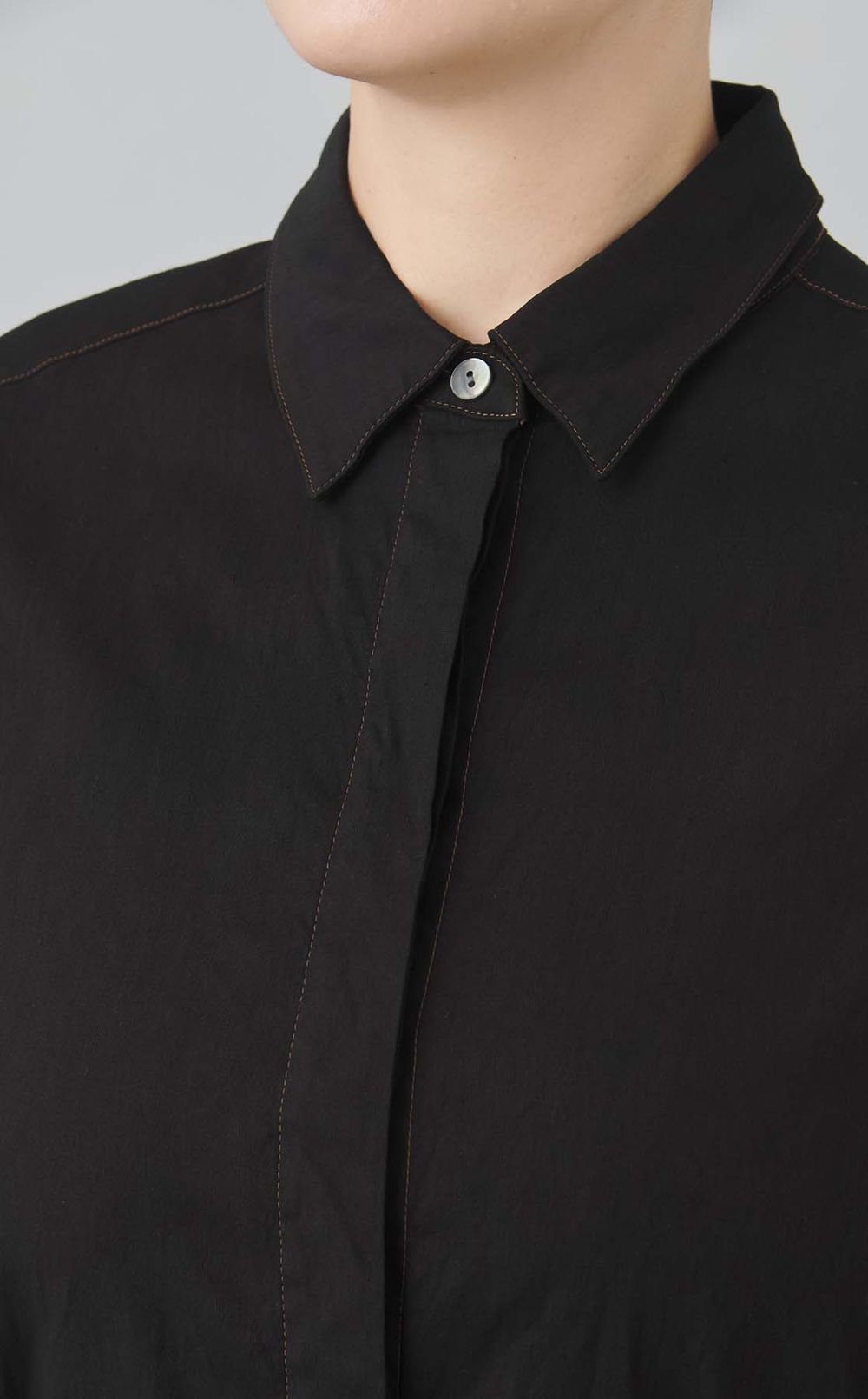 【reADdress】ノースリーブシャツワンピース