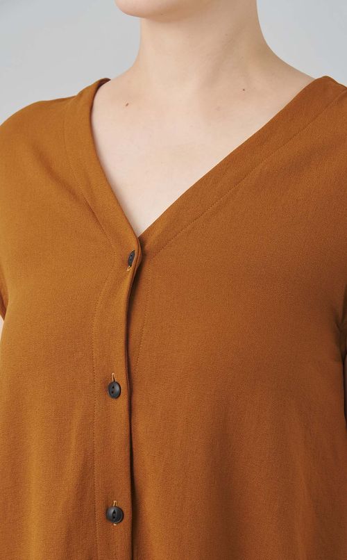 【reADdress】ベルト付ロングジレワンピース