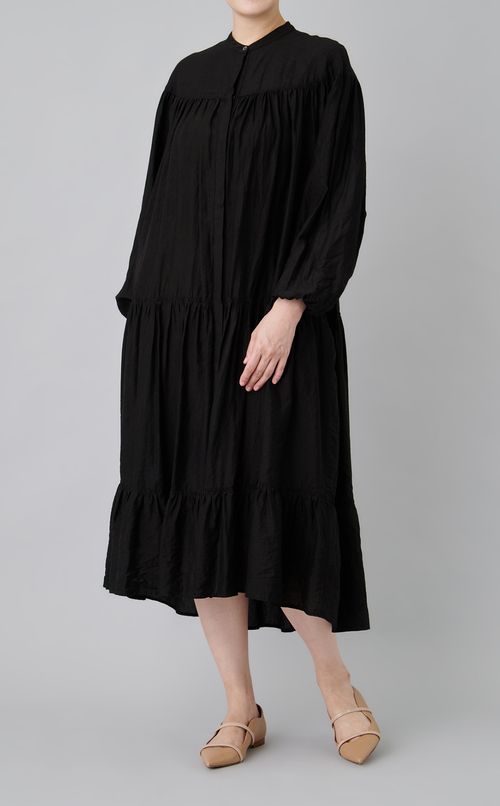 【reADdress】ボリュームスリーブティアードワンピース