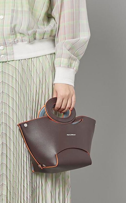 リバーシブルカウレザートートバッグ