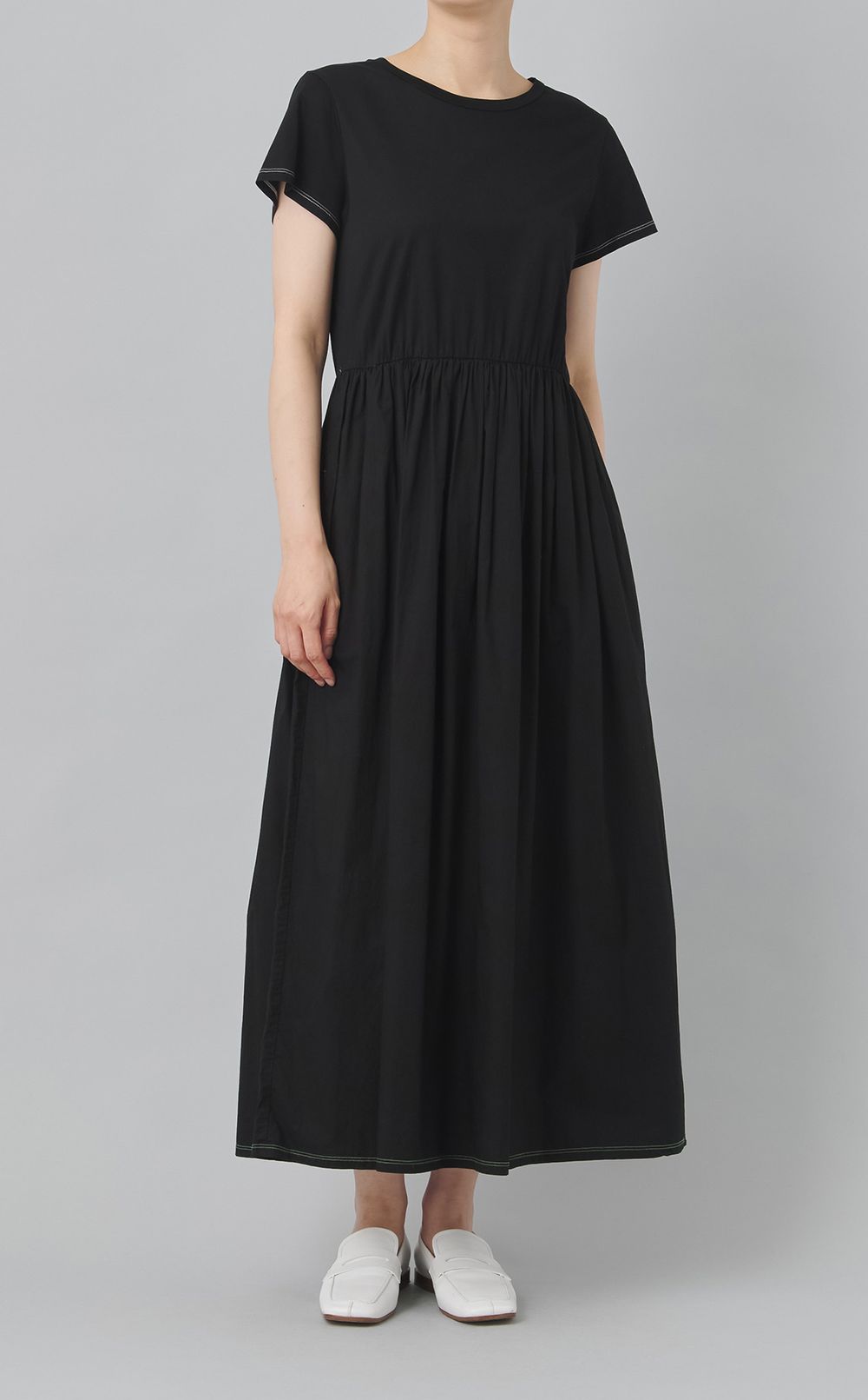 【reADdress】カットソーコンビワンピース