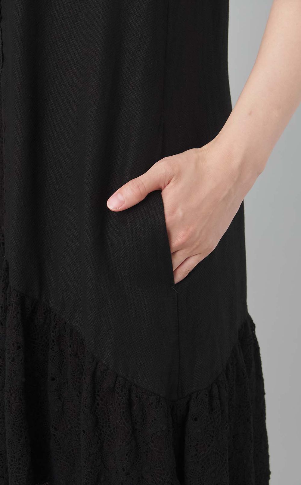 【reADdress】レース使いノースリーブワンピース