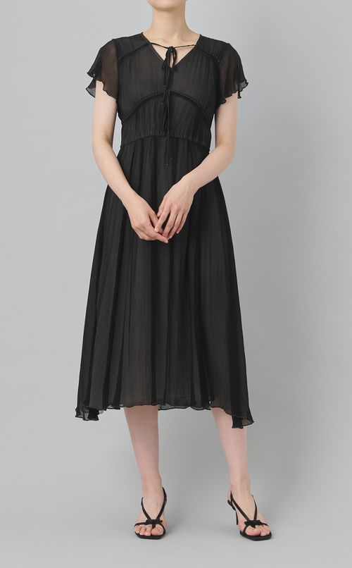 【reADdress】フリントリボンギャザーワンピース