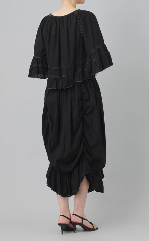 【reADdress】コッ卜ンリネンガーゼスモックブラウス