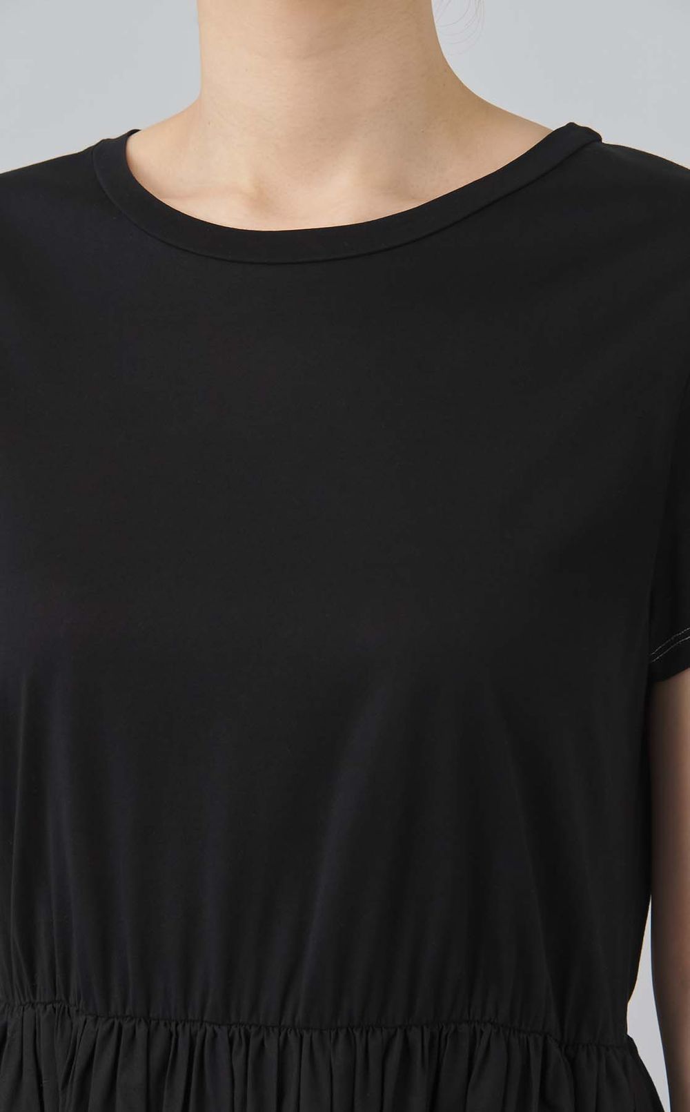 【reADdress】カットソーコンビワンピース