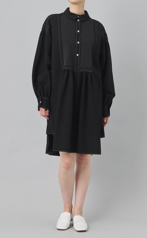 【reADdress】フロントヨークスモッグミニワンピース